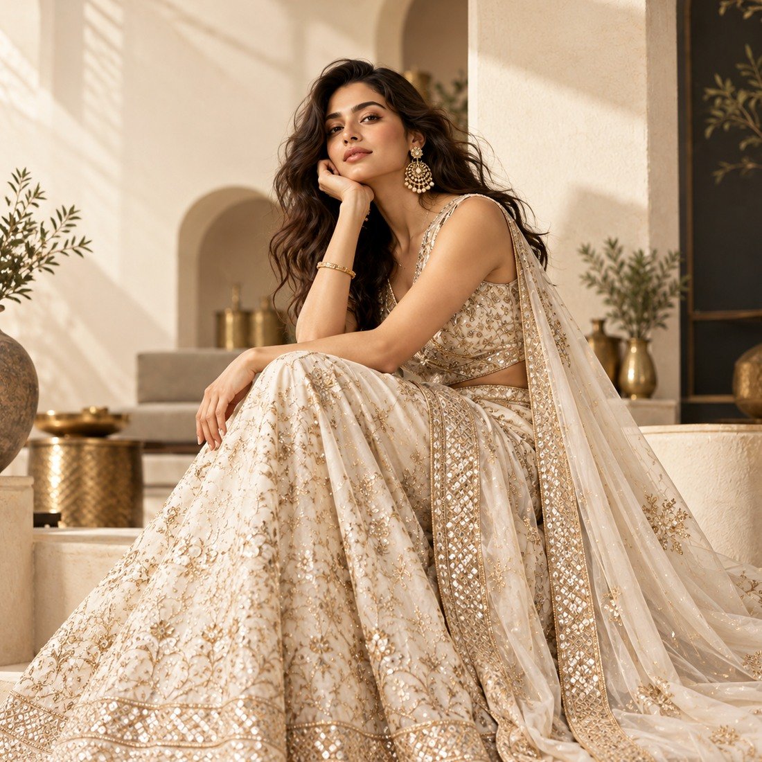 Ivory Celebration Lehenga